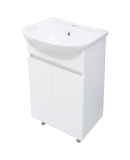 Тумба для комплекта Misty Элегия 50 напольная, белая — 