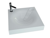 Раковина Андреа Angy 60 над стиральной машиной — 