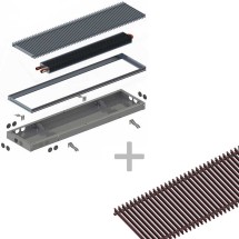 Конвектор ITT.140.300.1200 с решеткой GRILL.SGA-30-1200 gold — 