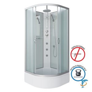 Душевая кабина Niagara NG-3301-14BKTG (900х900х2100-2400) (33011424BKTG)