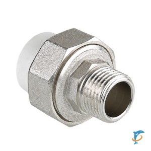 Фитинг разъемный полипропиленовый с переходом на наружную резьбу VALTEC 25 мм х 1" (VTp.761.0.02506)