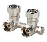 Узел нижнего подключения Stout для однотрубной системы угловой 3/4 — 