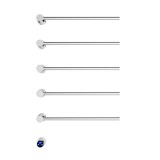 Полотенцесушитель электрический Terminus Аккорд П5 50х80, хром &mdash; Водяной полотенцесушитель «Виктория» 500/1196 Terminus 22 перекладин