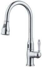 Смеситель для кухни Хром Kaiser Vincent Sensor 31366 с выдвижной лейкой — 