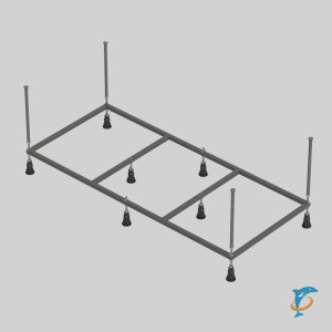 Каркас для прямоугольных ванн CORPA NERA 160 см  (CN05T160)