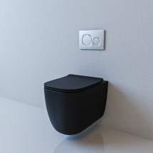 Унитаз подвесной ESBANO GARANT матовый чёрный — 