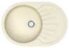 Кухонная мойка AZARIO Flora 730x450x215 искусственный мрамор, цвет бежевый (CS00079912) — 