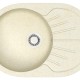 Кухонная мойка AZARIO Flora 730x450x215 искусственный мрамор, цвет бежевый (CS00079912)  (CS00079912)