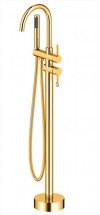 Смеситель для ванны напольный Groсenberg GB900 Золото  — 