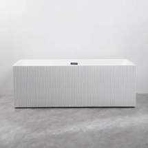 Ванна акриловая Azario KATRINA 1500x750x580 отдельностоящая, рифленая, в комплекте с сифоном и металлической рамой (AZ-6601C-15075) &mdash; 