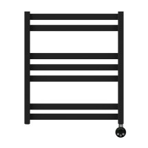 Полотенцесушитель электрический Lemark Bellario П7 LM68607EBL 500x600, левый/правый, чёрный — 