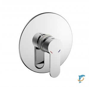 Смеситель встраиваемый в стену Bravat New Moon (1-функц)  (PB839103CP-RUS)