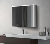 Зеркальный шкаф ESBANO ES-5008 80х70х15 см, с подсветкой &mdash; 