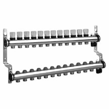Распределительный коллектор Meibes M1794132 с термоставками — Распределительные коллекторы Meibes из нержавеющей стали для систем напольного отопления 