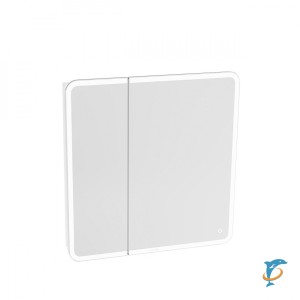 Шкаф-зеркало АДЕЛЬ-80 с LED подсветкой  (208004)