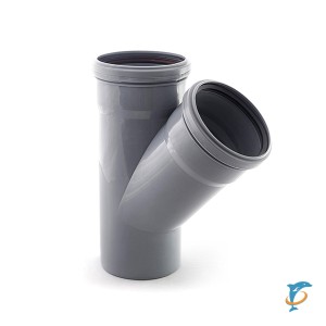 Тройник канализационный Ф110/ 45* (Политек)  (201145)