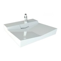 Раковина Андреа Onyx 60 над стиральной машиной — 