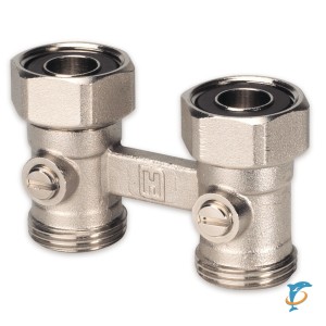 Узел нижнего подключения STOUT для двухтрубной системы прямой 3/4 (SVH-0002-000020)