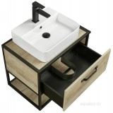 Тумба под раковину Aquaton Лофт Фабрик 65 дуб эндгрейн 1A242301LTDU0 — 