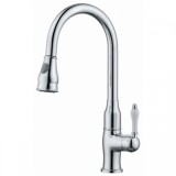 Смеситель для кухни Хром Kaiser Vincent 31344 с выдвижной лейкой — 