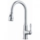Смеситель для кухни Хром Kaiser Vincent 31344 с выдвижной лейкой  (31344)