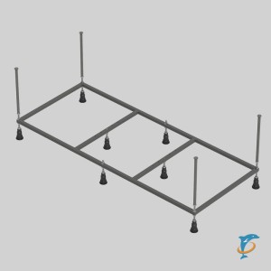 Каркас для прямоугольных ванн CORPA NERA 170 см  (CN05T170)