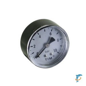 Манометр аксиальный TIM 1/4 10 bar (Y-50Т-10)