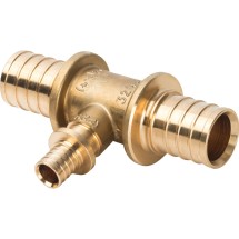 Stout Тройник переходной 32x16x32 для труб из сшитого полиэтилена аксиальный — 