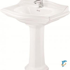 Раковина с пьедесталом Creo Ceramique DIJON 750х550х905  (DI3000+DI3010)