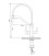 Смеситель для кухни со съемным изливом и подключением фильтра питьевой воды RAGLO R81.62.05