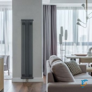 Стальной трехтрубчатый радиатор Arbonia 3180/4/69 CF антрацит металлик 4 секции нижнее  (3180431691212431230010000CFAME)