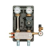 Насосная группа Meibes UK 1"с теплообменником 36 пластин с насосом Grundfos UPS 25-60 &mdash; 