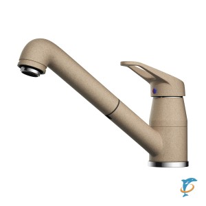 Смеситель OMOIKIRI Tateyama-S-CA для кухни гранит/карамель  (4994174)