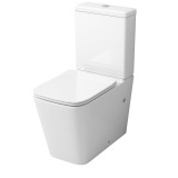 Унитаз GR-4445S (640*360*830) напольный с тонкой крышкой — 