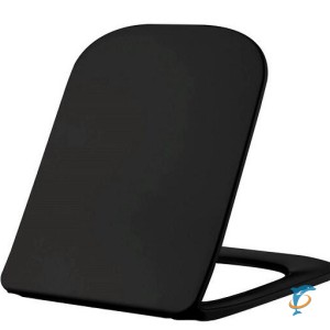 Крышка-сиденье для унитаза ESBANO CRISAN/LUCHENA/TIRON (Чёрный матовый) (ZAESUNCRISBM)