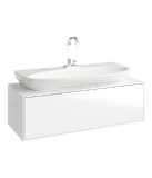 Тумба для комплекта Aqwella 5 Stars Genesis 100 подвесная белый — 