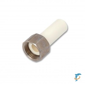 Штуцер KALDE 20x3/4 с гайкой внутренняя резьба  (3252-tnf-200c00)