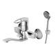 Смеситель DECOROOM DR70044 одноручный  для ванны универсальный с поворотным изливом 200 мм  (DR70044)