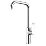 Смеситель для кухонной мойки Azario ABILITY высокий излив, керамический картридж, хром (AZ-VQR568073C) — 