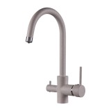 Смеситель одноручный (35 мм)  для кухни c подключением к фильтру с питьевой водой, белый — 