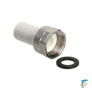 Штуцер PPR с накидной гайкой, внутренняя резьба VALTEC 25 мм х 1"  (VTp.722.0.02506)