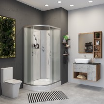 Душевая кабина Niagara NG-3312-14RBK (1200х800х2000) — 