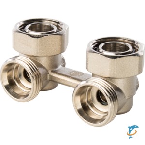 Узел нижнего подключения STOUT для двухтрубной системы угловой 3/4  (SVH-0004-000020)