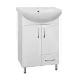 Тумба с раковиной Style Line Эко Стандарт 10 (1 ящ.) 50 — Тумба с раковиной Style Line Эко Стандарт 10 (1 ящ.) 50 ЛС-00000095 + 1.WH11.0.256