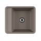 Мойка для кухни из литого мрамора Aquaton Беллис 57 серый  шёлк 1A724932BS250  (1A724932BS250)
