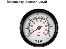 Манометр аксиальный TIM 1/4 16 bar Y-50T-16 &mdash; 
