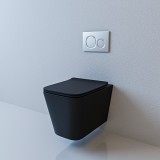 Унитаз подвесной ESBANO GARTEZ  матовый чёрный — 