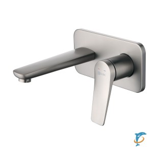 Смеситель Lemark Bronx LM3726GM для раковины, встраиваемый  (LM3726GM)