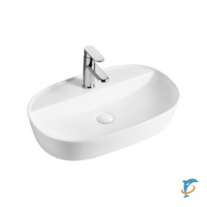 Раковина накладная Azario 610x400x120 белая AZ-2203 SP  (AZ-2203 SP)