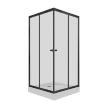 Душевое ограждение Тритон Вента-Блэк 80х80 — 